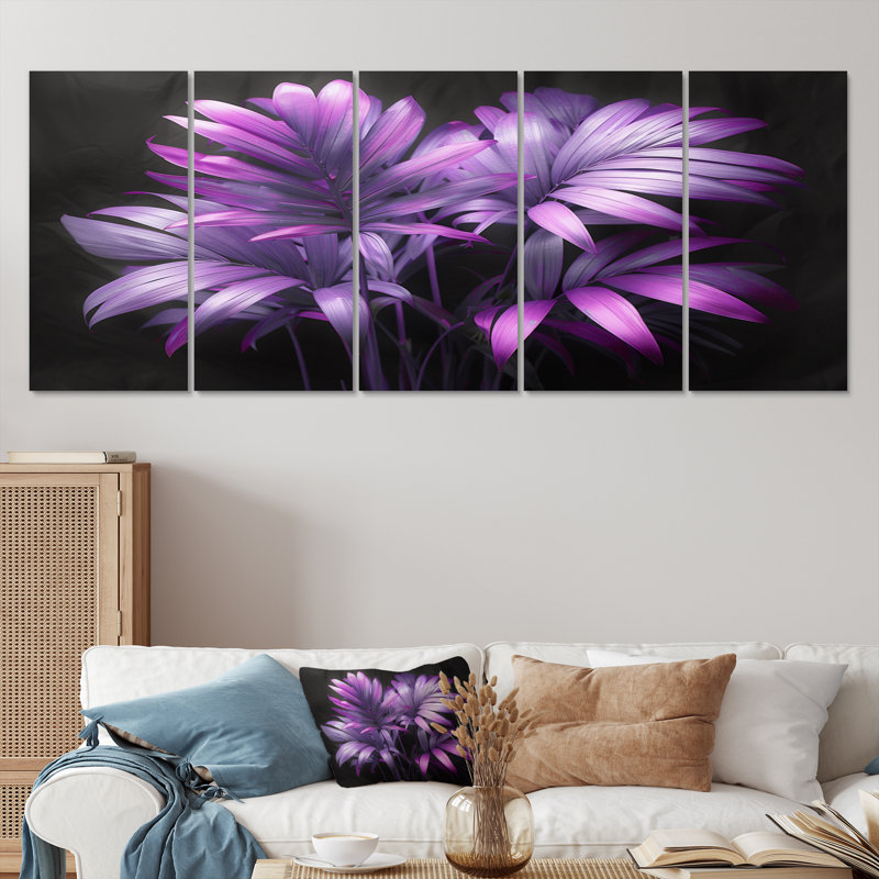 Ensemble de décoration murale Cresaptown - Palmiers et palmiers, H 32 po x l 80 po