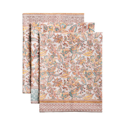 Maison d'Hermine Nila Ensemble de 3 torchons de cuisine 100 % coton - 51 x 70 cm