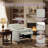 Luxury Classic Recliner Chair with Nailhead Trim & Solid Wood Frame - Self-Reclining Living Room Seating