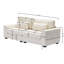Canapé en tissu 79,5 po avec coussins moelleux-818224625