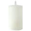 Fluted LED Wax Pillar, 3x6 Inch