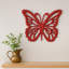 Plaque murale en bois avec découpes, rouge-1501026581