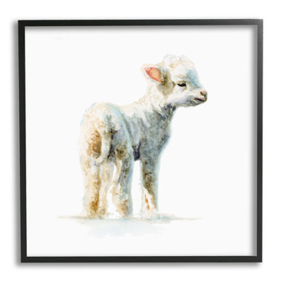 " Shaggy Lamb Children's Nursery Animal " by Fox Hollow Studios