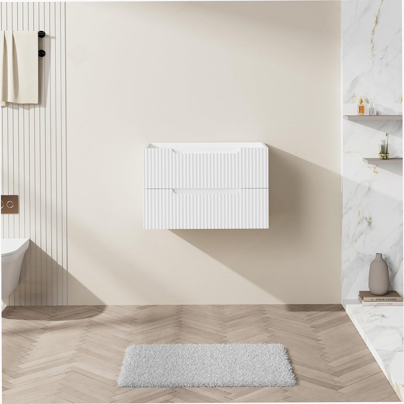 Armoire de salle de bain flottante, armoire murale pour salle de bain