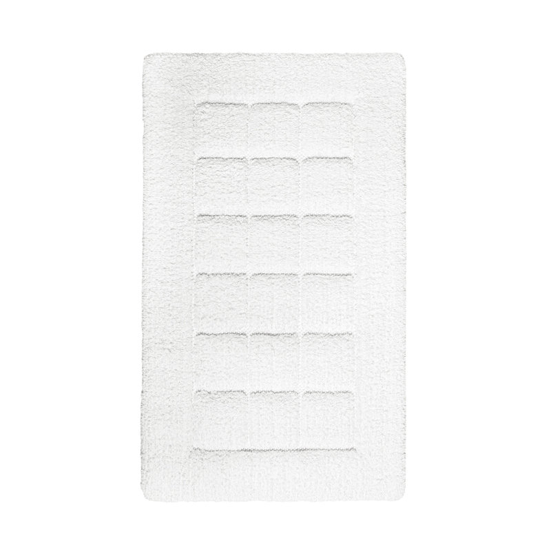 Heaven Bath Rug, White, 24" W x 39" L