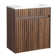 18'' Basin Cabinet Walnut Wall Mounted Without Basin