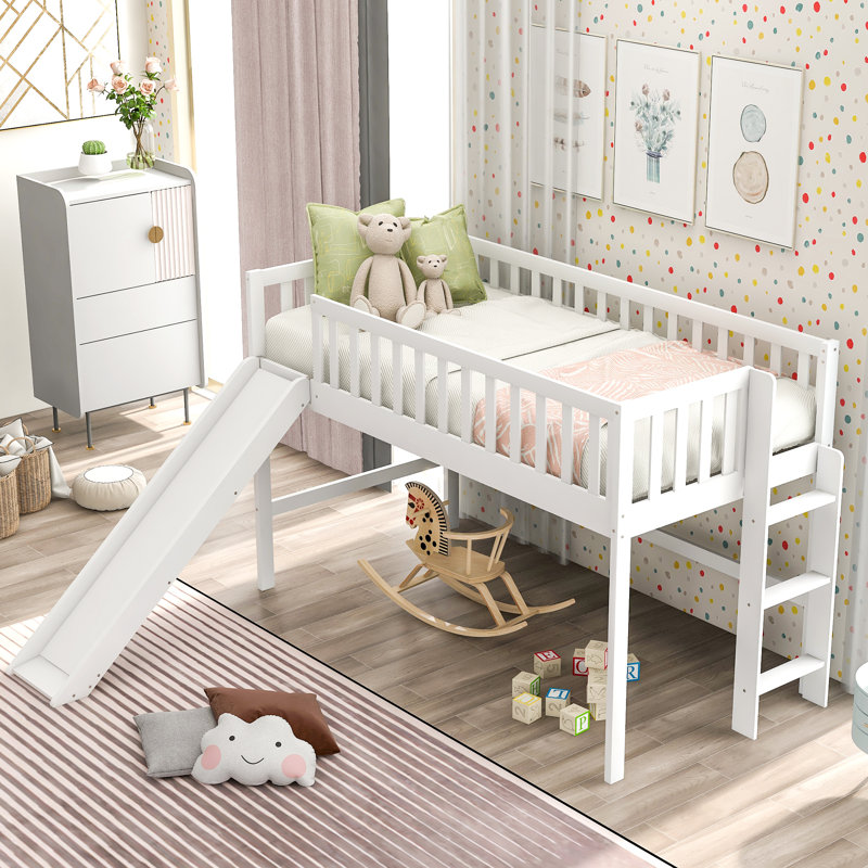 Lit mezzanine simple Amra par Harriet Bee, Blanc
