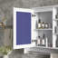 Armoire à pharmacie murale de 91 cm (36 po) avec tablette réglable et porte à fermeture douce, miroir haute définition et rangement pour meuble-lavabo de salle de bain