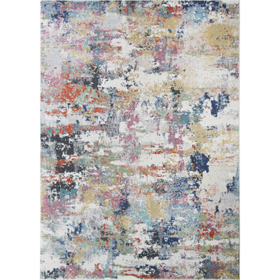 Lavedan Performance Abstract Indoor Rug