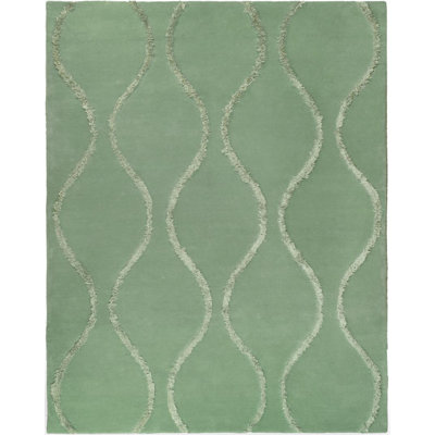 Aryana Hand Tufted Wool Pile Geometric Rug