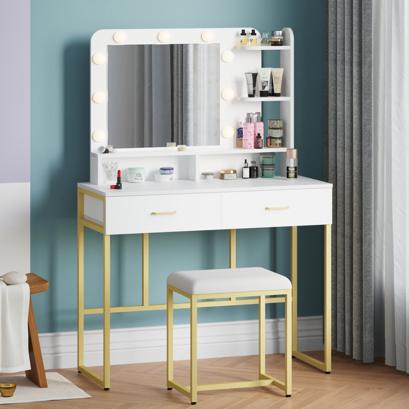 Coiffeuse Querida, Blanc