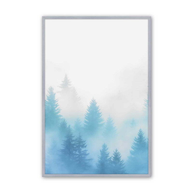 Frozen Echoes III, Cadre photo simple chrome poli, H 11,25 po x l 9,25 po