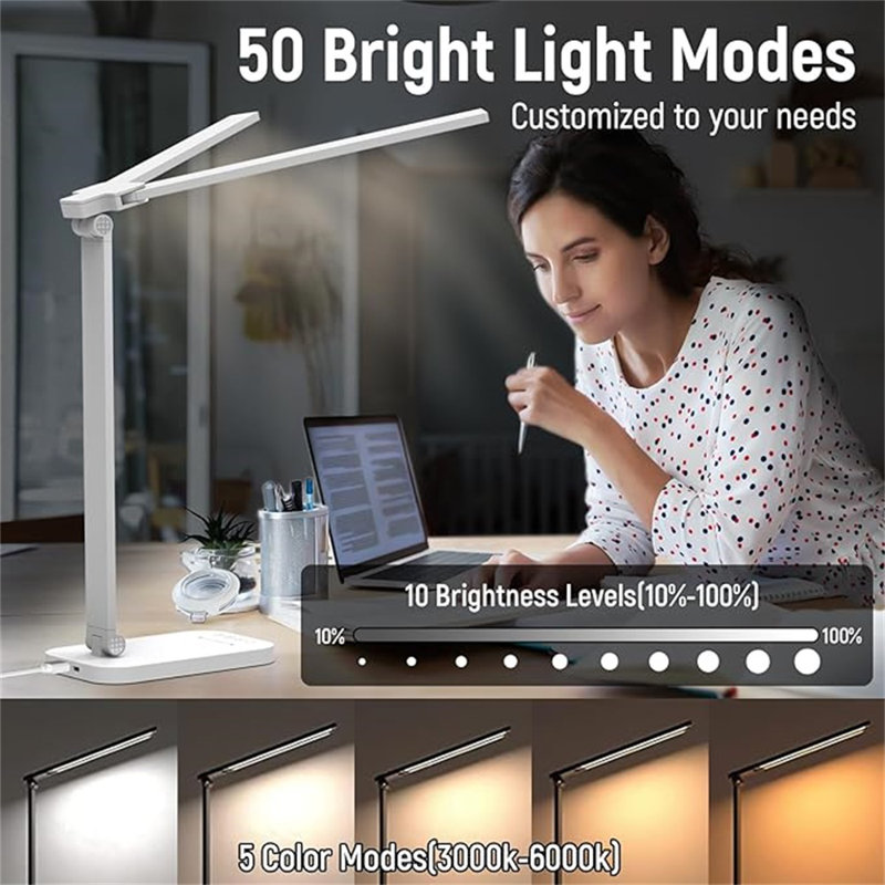 Double Arm Eye Protection Architect Task Light