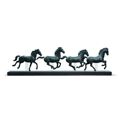 Galloping Herd Figurine