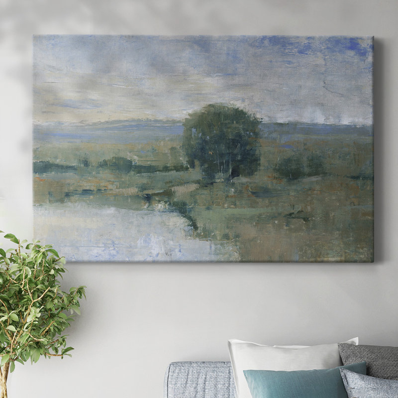 Impression sur toile Riverbank Impression II, H 8 po x l 12 po