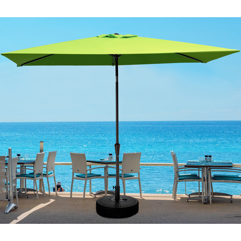 Parasol de marché carré Myari, Vert