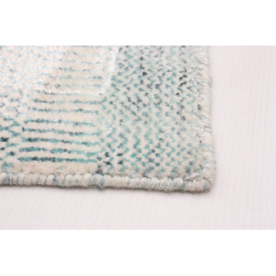 Tapis unique en laine nouvel âge 9 pi 2 po x 12 pi Vontez