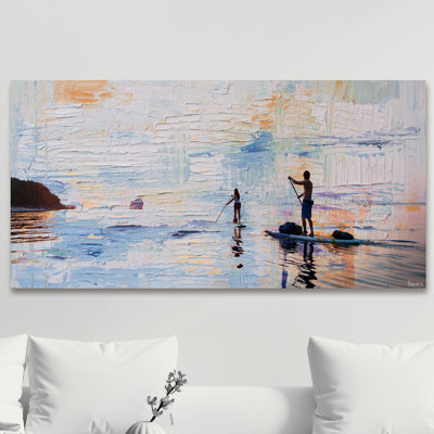 " Dusk Paddling " by Parvez Taj