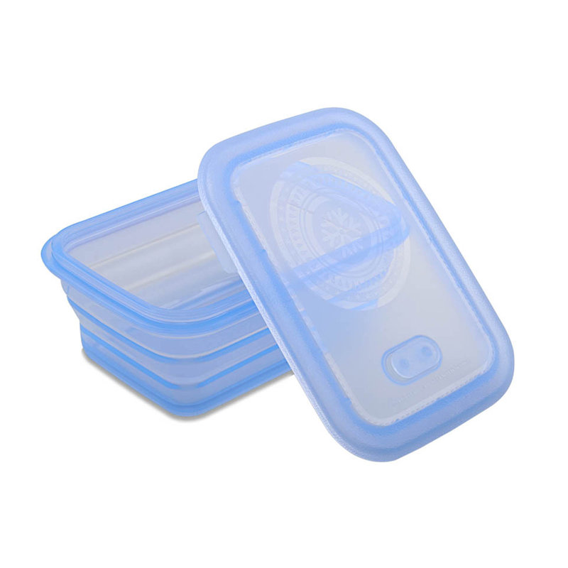 Contenant alimentaire en silicone 15,5 oz, Bleu