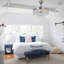 Modern 42" Ceiling Fan With Romote Control, Led Light Kit & Crystal Accents