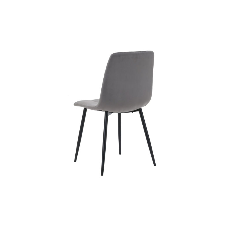 Suire PAIR OF FABRIC DINING CHAIRS, Grey