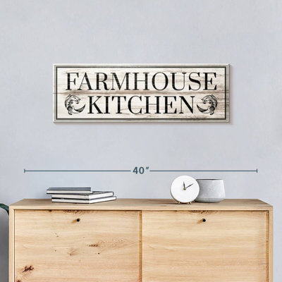 " Farmhouse Kitchen Sign " Print