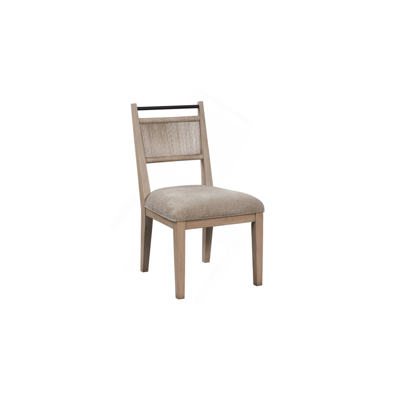 Ensemble de 2 chaises carrées / caramel