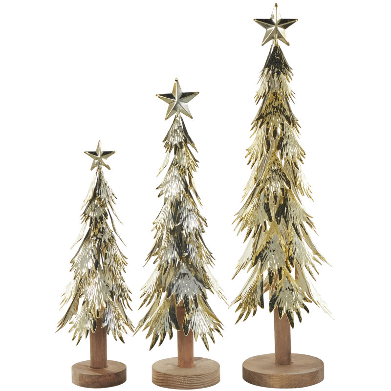 Ensemble de sculpture de Noël Jazmyn, H 21,35 po x l 5,5 po x P 6,1 po