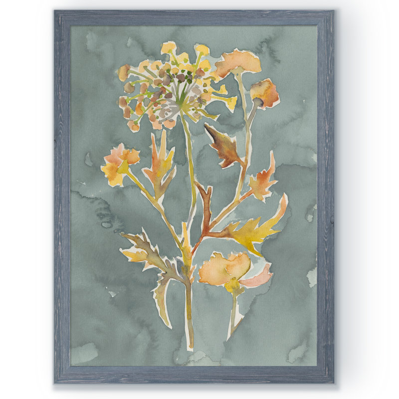 « collected fleurss i » par paul cezanne-cadre photo, reproduction d’art, H 30 po x l 22 po x P 1 po, Cadre de toile gris