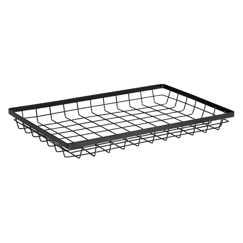 WB-1812-MG – 17.75" X 11.25" Rectangular Wire Basket, 2" Tall (Fits IR-2010)