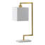 Lampe de table en métal 9 x 14,3 x 25,2 po