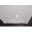 Tapis blanc tissé à la main et rectangulaire en fil PET 8 pi x 10 pi