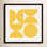 Bold Vintage Geometric Yellow Print