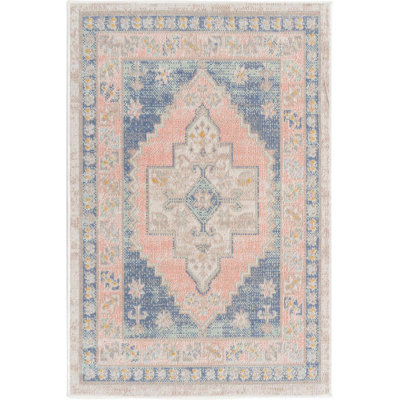 Tapis oriental bleu Shauntrelle