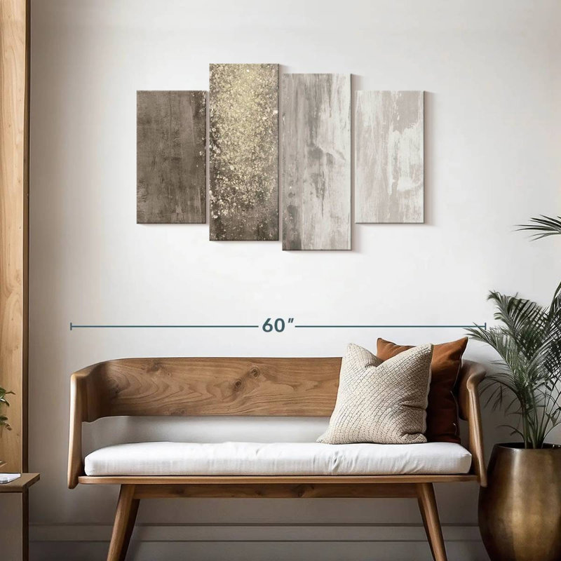Avery Glitter Rain II, 27" H x 43" W