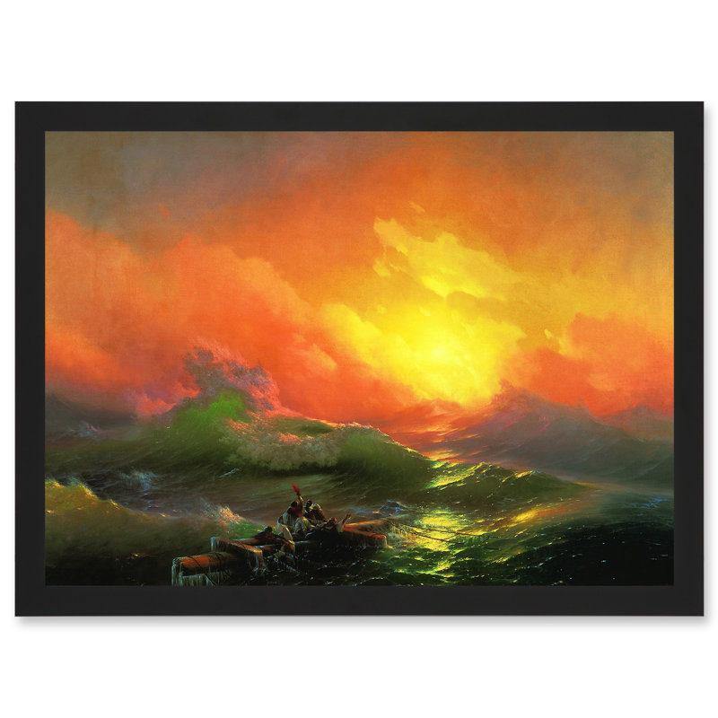 Aivazovsky Ivan The Ninth Wave Marine - Single Picture Frame Painting