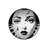 Broken Woman Face Patterned Woven  Washable Rug-498362533