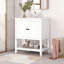 Meuble-lavabo moderne avec lavabo en céramique