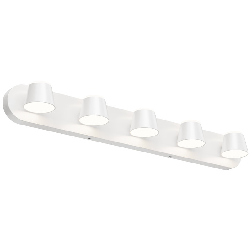 Boze Dimmable LED Vanity Light, White, 5