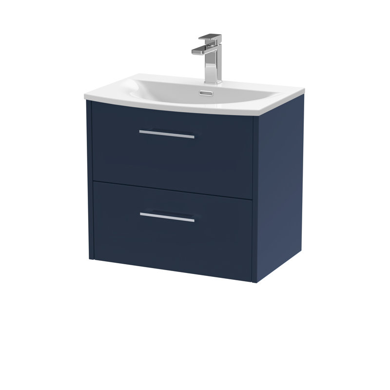 Juno 610mm Single Bathroom Vanity with Drop In Vitreous China Basin