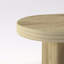 Table basse ovale en bois de 23,62 po de style Mid Century