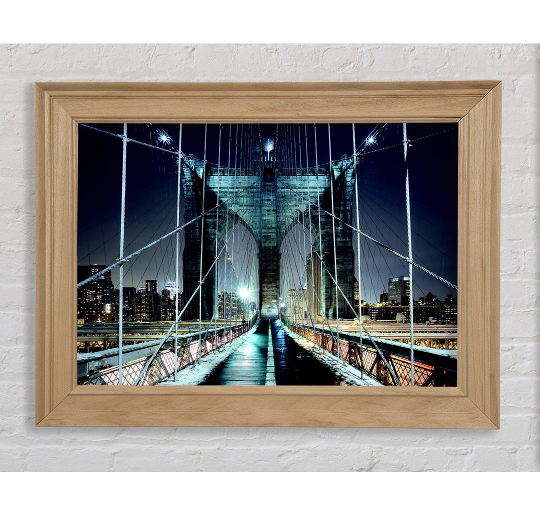 Brooklyn Bridge Walkway - Druck