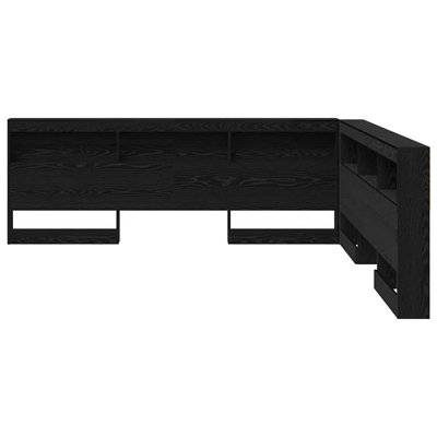  Storage Headboard Concrete Engineered Wood