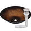 Lavabo de salle de bain vasque circulaire en verre Sanguinello-89559045