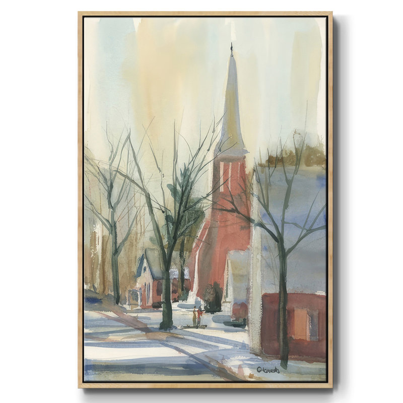 Nouvelle-Angleterre, rue principale, Naturel, H 37 po x l 25 po x P 1,5 po