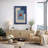 Abstract Vibrant Color Blocks Mid-Century Blue Blocks Abstract Geometric Illustrations Modern Minimalist-124835512-124835513