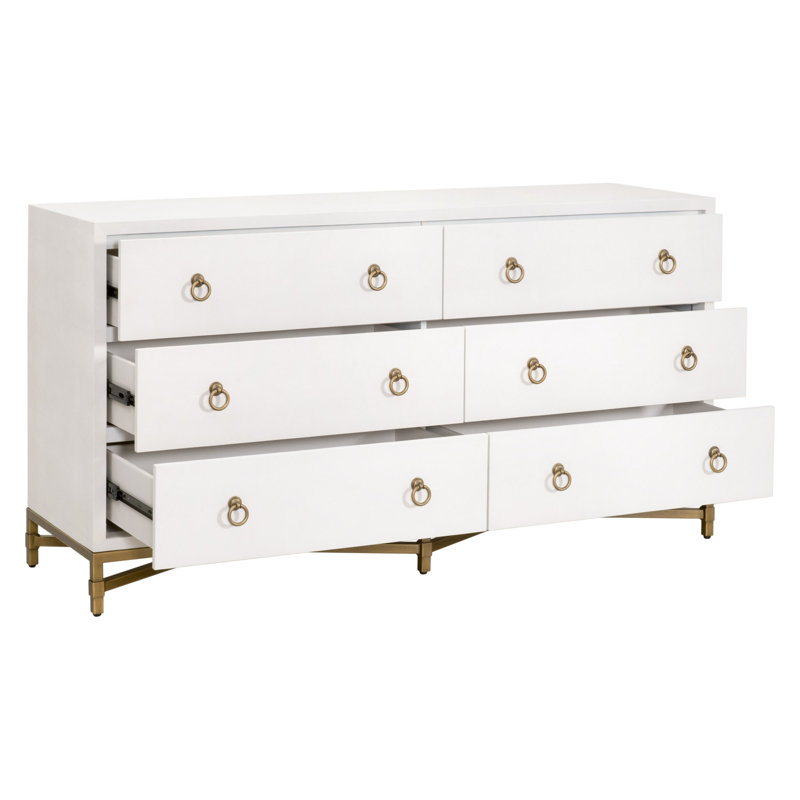 Commode double 6 tiroirs Mercato