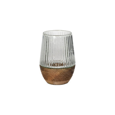 Arbre Hurricane/Vase Mango Wood Small