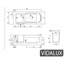 Abberton 1700mm x 760mm Freestanding Acrylic Bathtub-118805782