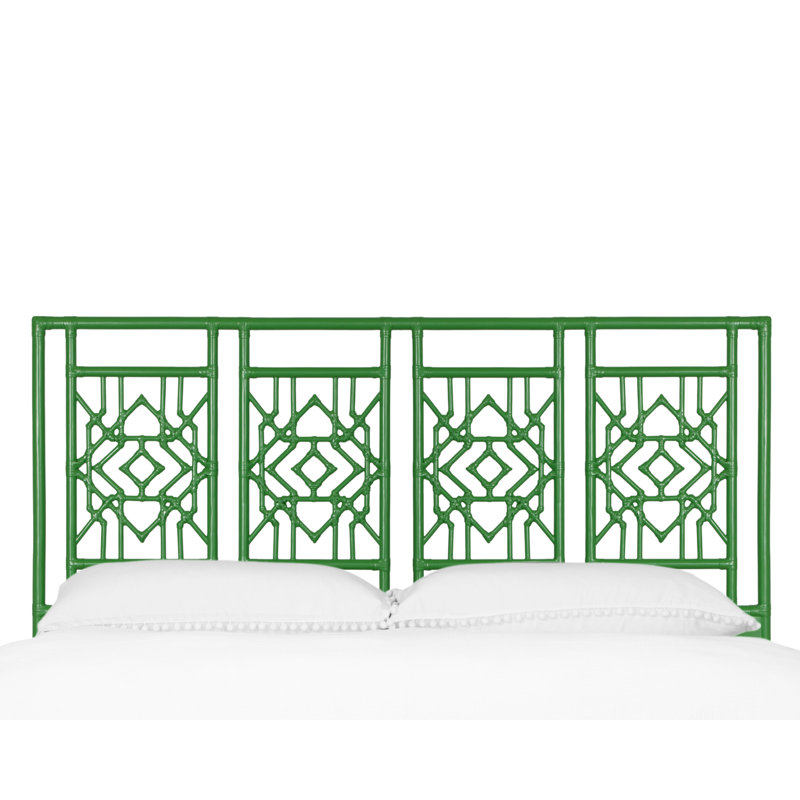 Tulum Open-Frame Headboard, Bright Green, King